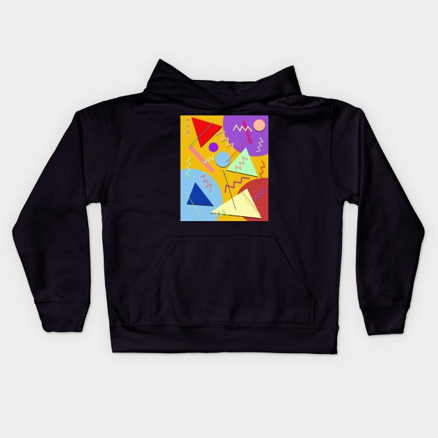 Memphis #8 Kids Hoodie by headrubble